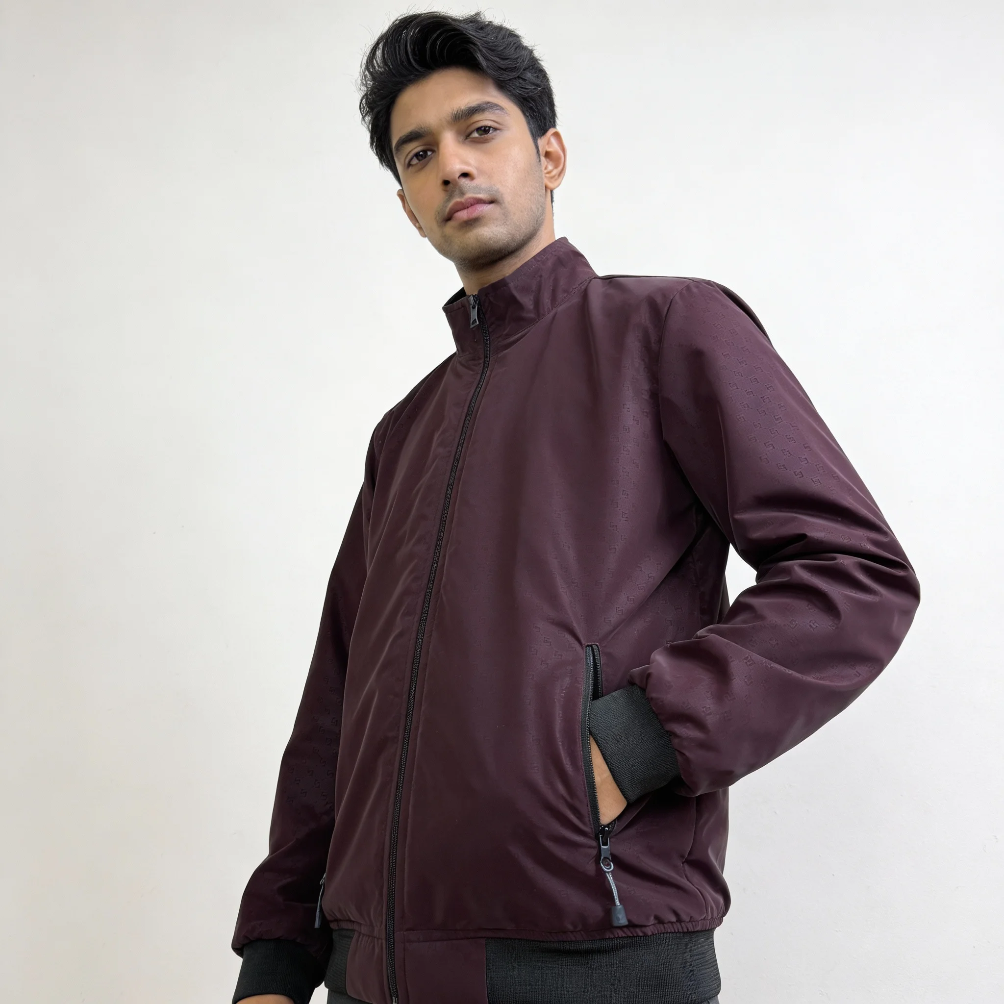 Men’s Kuasha Fabric Premium Winter Jacket - Maroon (JKM01)