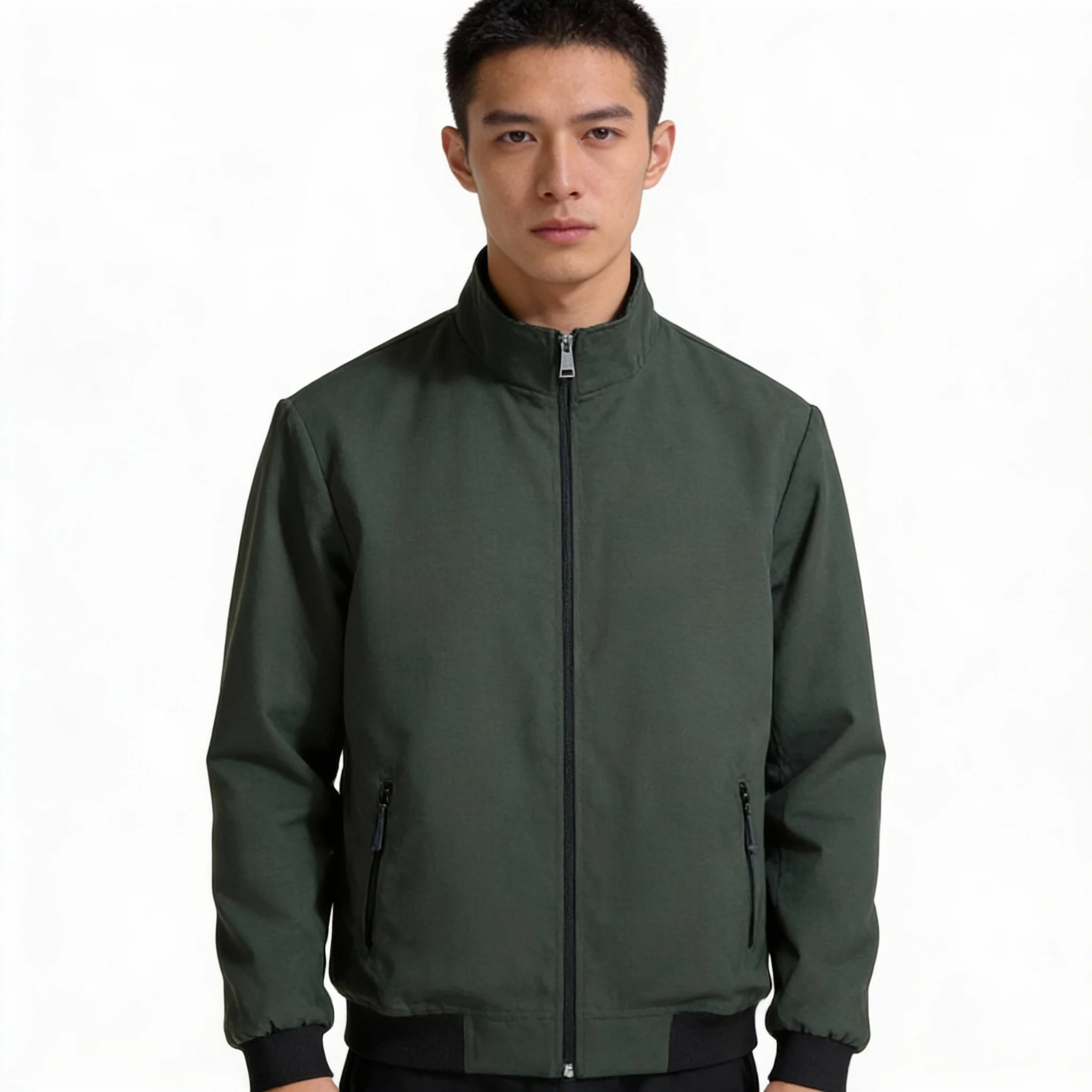 Men’s Chini Gura Fabric Premium Winter Jacket – Olive (JCO01)